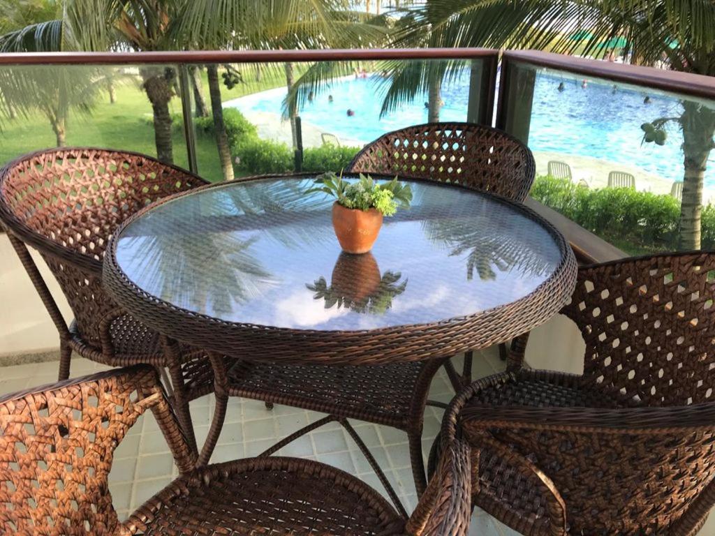Ancorar 1205-Beira-Mar:Vista Para O Mar E Piscina! Pôrto das Galinhas 外观 照片