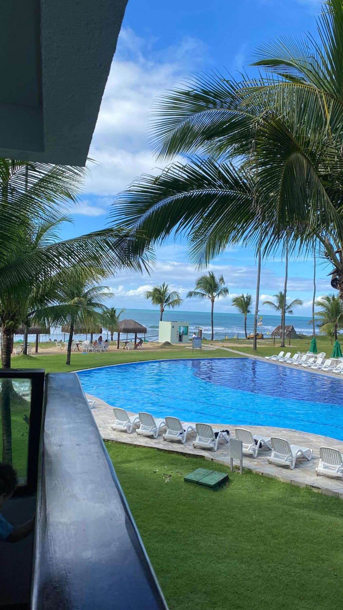 Ancorar 1205-Beira-Mar:Vista Para O Mar E Piscina! Pôrto das Galinhas 外观 照片